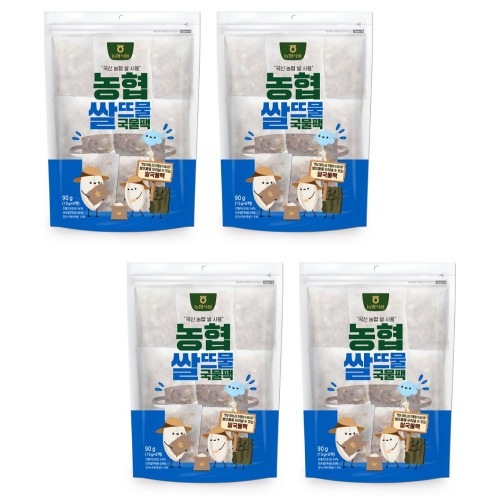 農協食品 国産 農協 米湯 スープパック 15g 6口 4個 手軽なおいしいスープ スープ料理 국チゲキャンプ