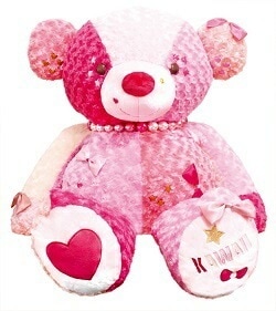 KAWAII BEAR MoMo　2Ｌ約98cmカワイイベア　テイクオフ　ぬいぐるみ　TAKE　OFF　誕生日や記念日のギフトとして可愛いヌイグルミです BC-D