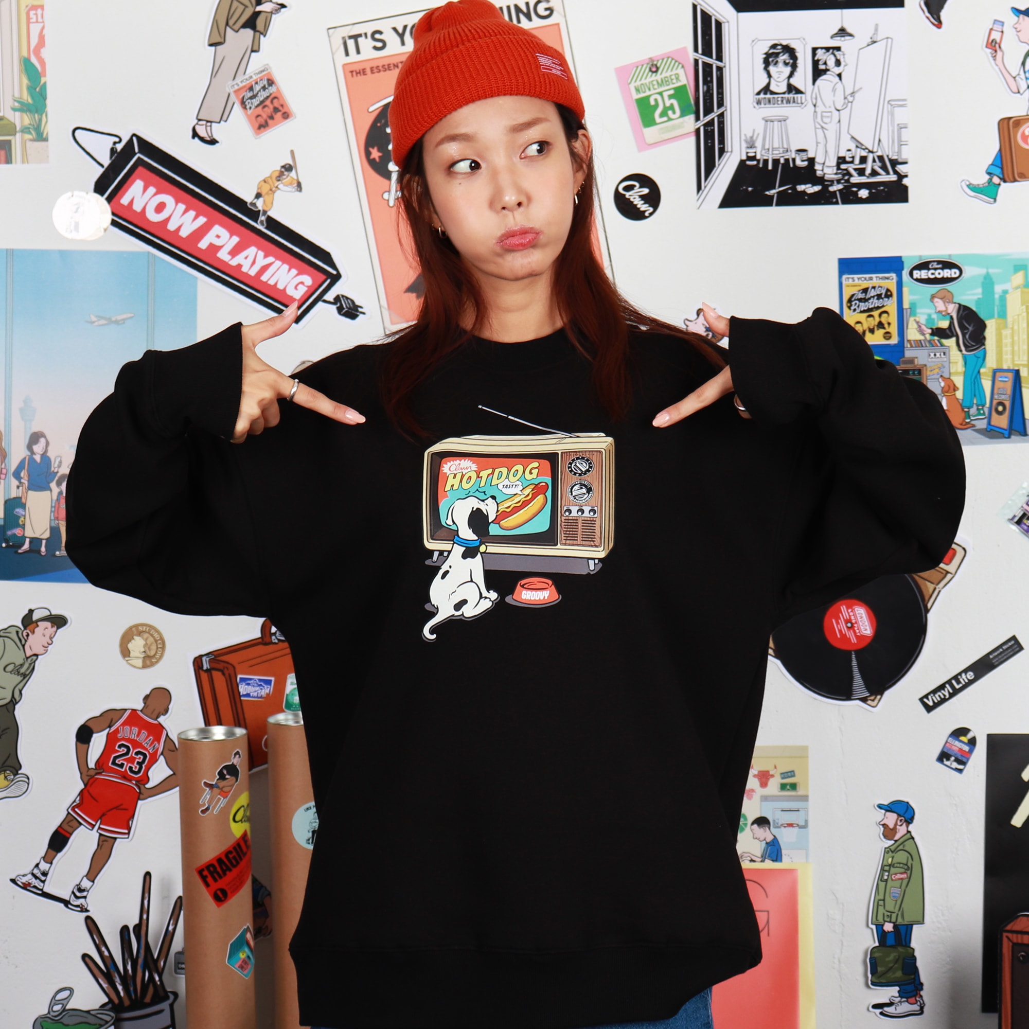 hotdog blackTシャツ・カットソー