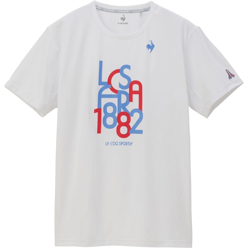 ロゴプラクティスシャツ テニスプラクティクスシャツ (qtmxja05-wh)