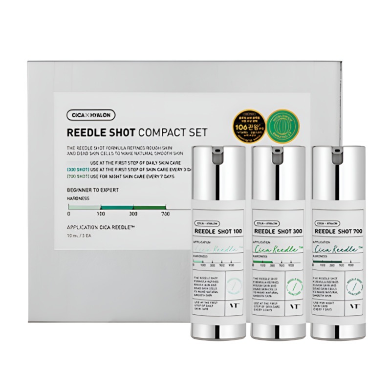 リードルショットコンパクトセット ( 100 10ml + 300 10ml + 700 10ml ) ミニチュア 3種セット / ダーマペン美容液 お試し 入門編 旅行用 韓国スキンケア 韓国コスメ