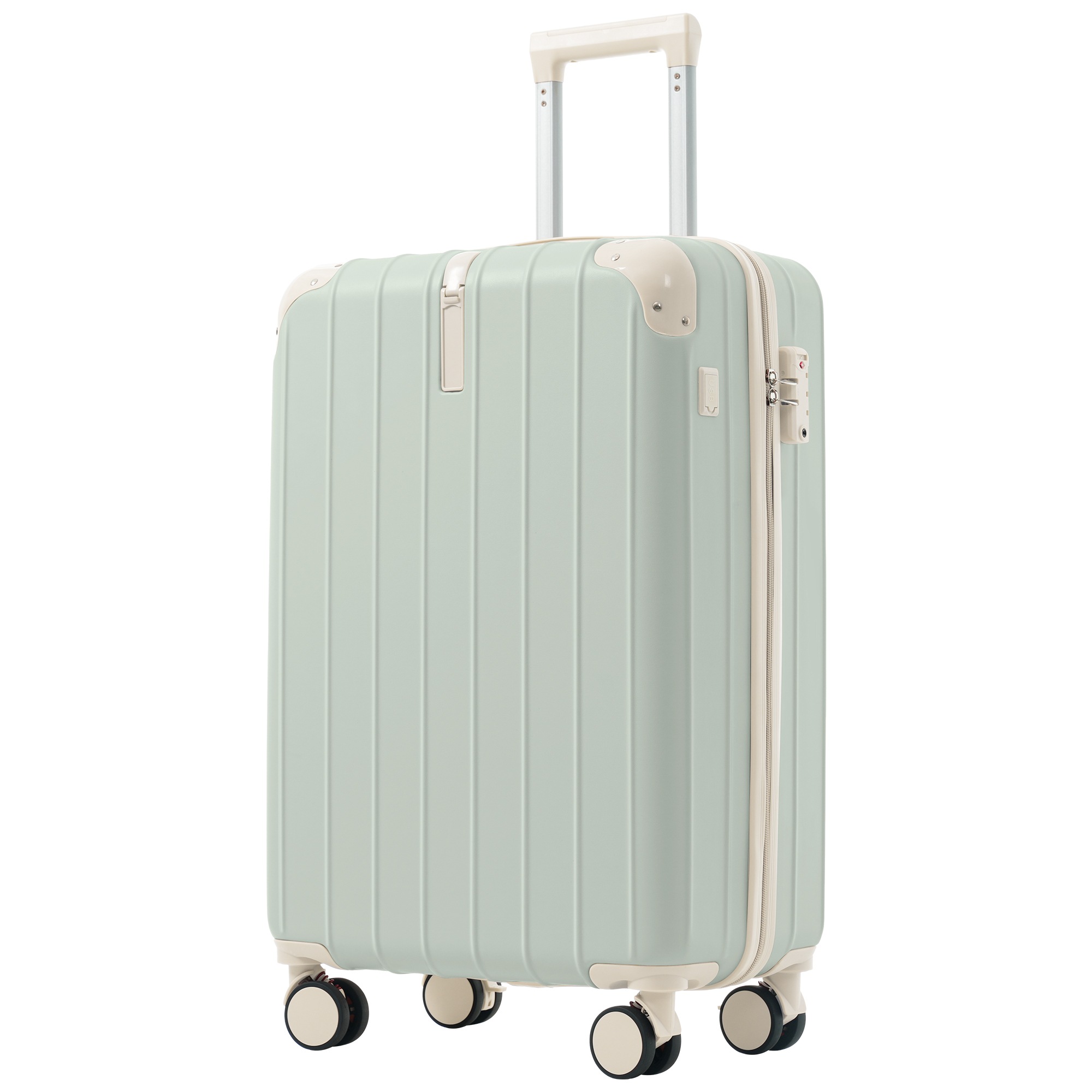 [国内発送 送.料無料]A157 スーツケース キャリーバッグ キャリーケース Sサイズ 小型 超軽量 ファスナー式 TSAロック搭載 フック機能付き 360度回転 旅行 おしゃれ 人気色 5,255円