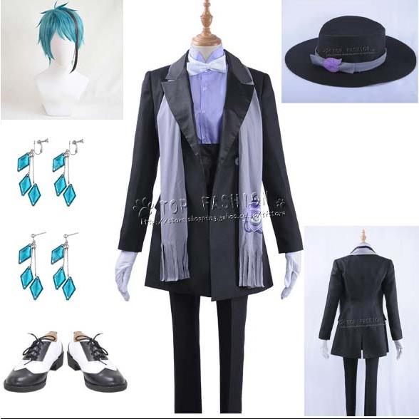 【品質良い 大好評中】ツイステッドワンダーランド ツイステ風 フロイド・リーチ Jade コスプレ衣装ウィッグ 靴ハロウィン変装仮装コスチューム大人cosplayイベントクリスマス