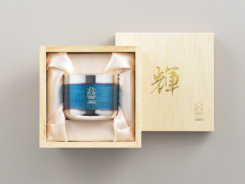 「輝」純銅ぐい呑み（銀古美）
