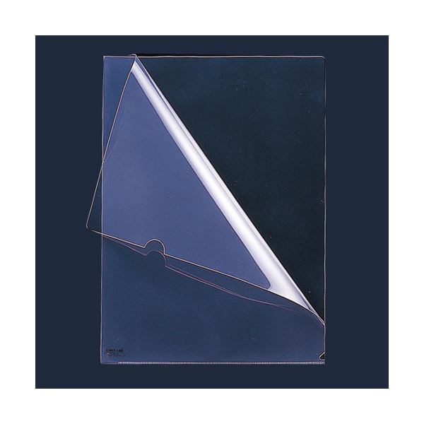 （まとめ） リヒトラブ カラークリヤーホルダー（クリアホルダー） A3 クリスタル F-108-25 1枚 (×30セット)