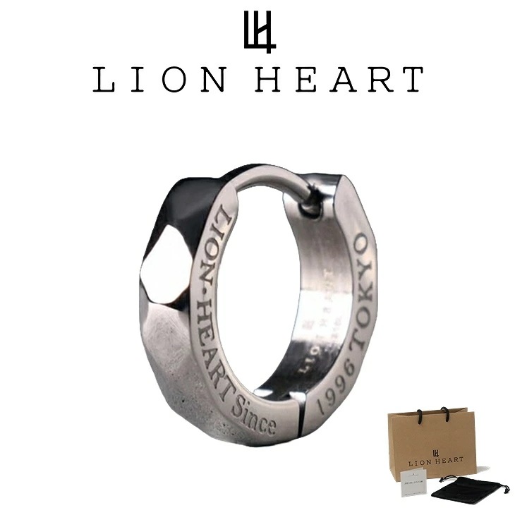 ピアス メンズ 限定展開 LH-1 THE EDGE エングレイブ カッティング フープ スペシャルパッケージ サージカルステンレス316L 金属アレルギー対応 LH-03EA055 【ネコポス】