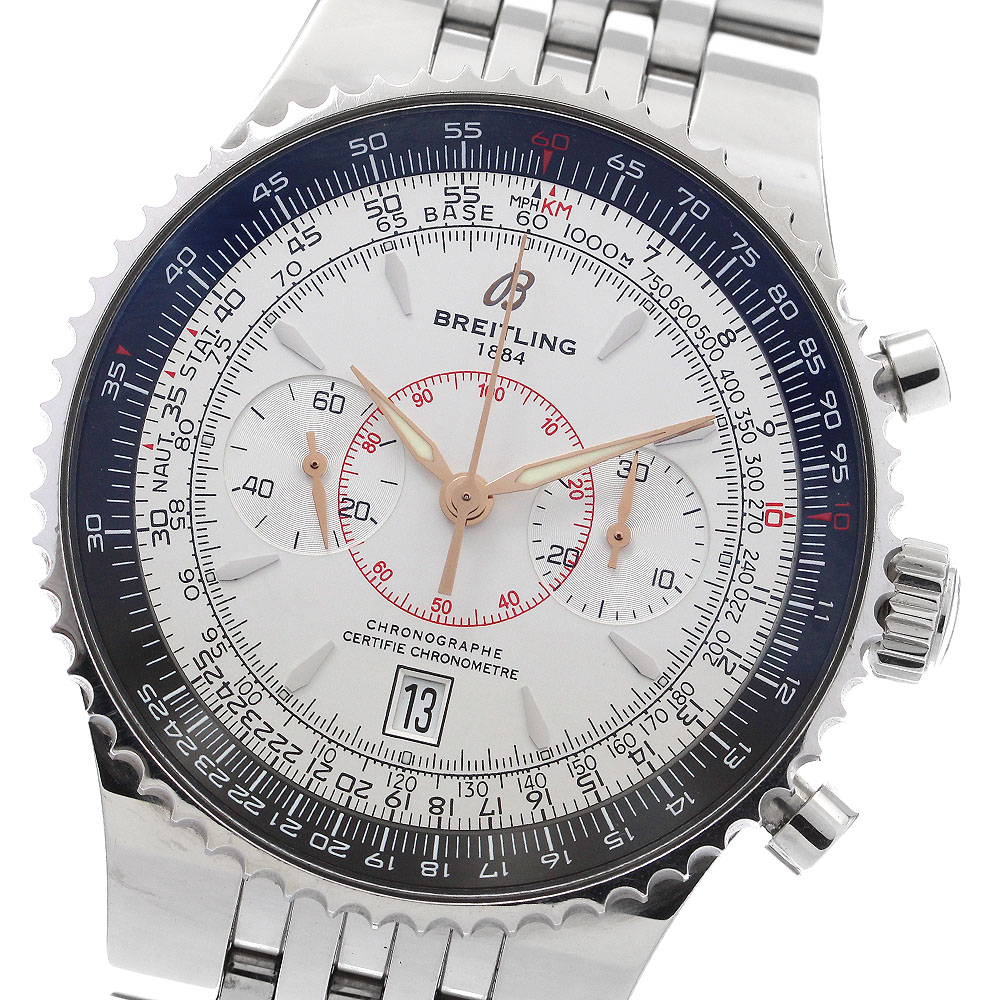 ブライトリング BREITLING A23340 ナビタイマー モンブリラン デイト クロノグラフ 自動巻き メンズ _894635【中古】