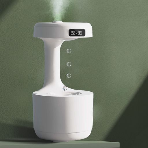 加湿器,卓上加湿器 大容量 加湿器 抗重力式加湿器800ML 空焚き防止 静音 乾燥対策,細ミストデスクトップ加湿器, 水逆流 高震荡加湿,USBプラグイン寝室 リビング コンビニ/会社/家庭/学校適