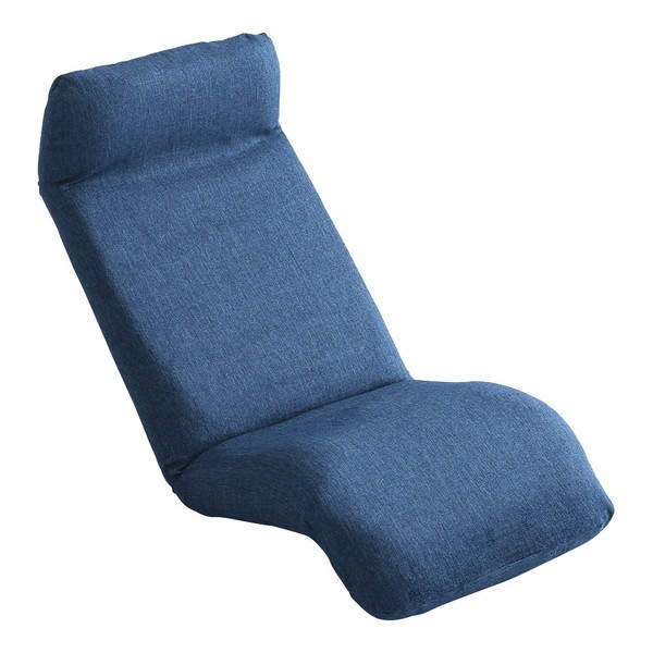 ホームテイスト SH-07-CAY-D 日本製カバーリングリクライニング一人掛け座椅子 Calmy-カーミー- (ダウンスタイル)ネイビー メーカー直送