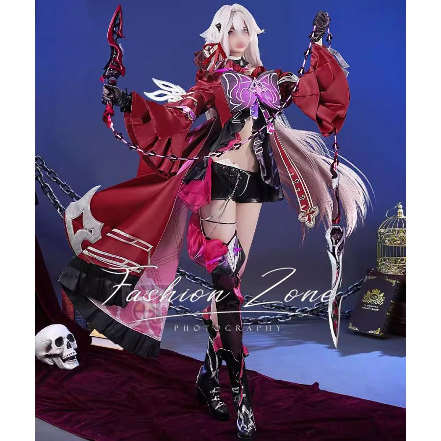 崩壊3rd 風 セルマ・ヌートリスク Thelema コスプレ衣装 ウィッグ 靴 cosplay ハロウィン 演出服 変装