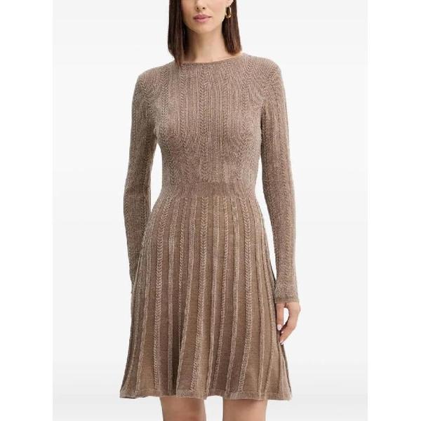 25 FW 長袖ケーブルニットミニドレス W5BK79Z3902 TP444616450