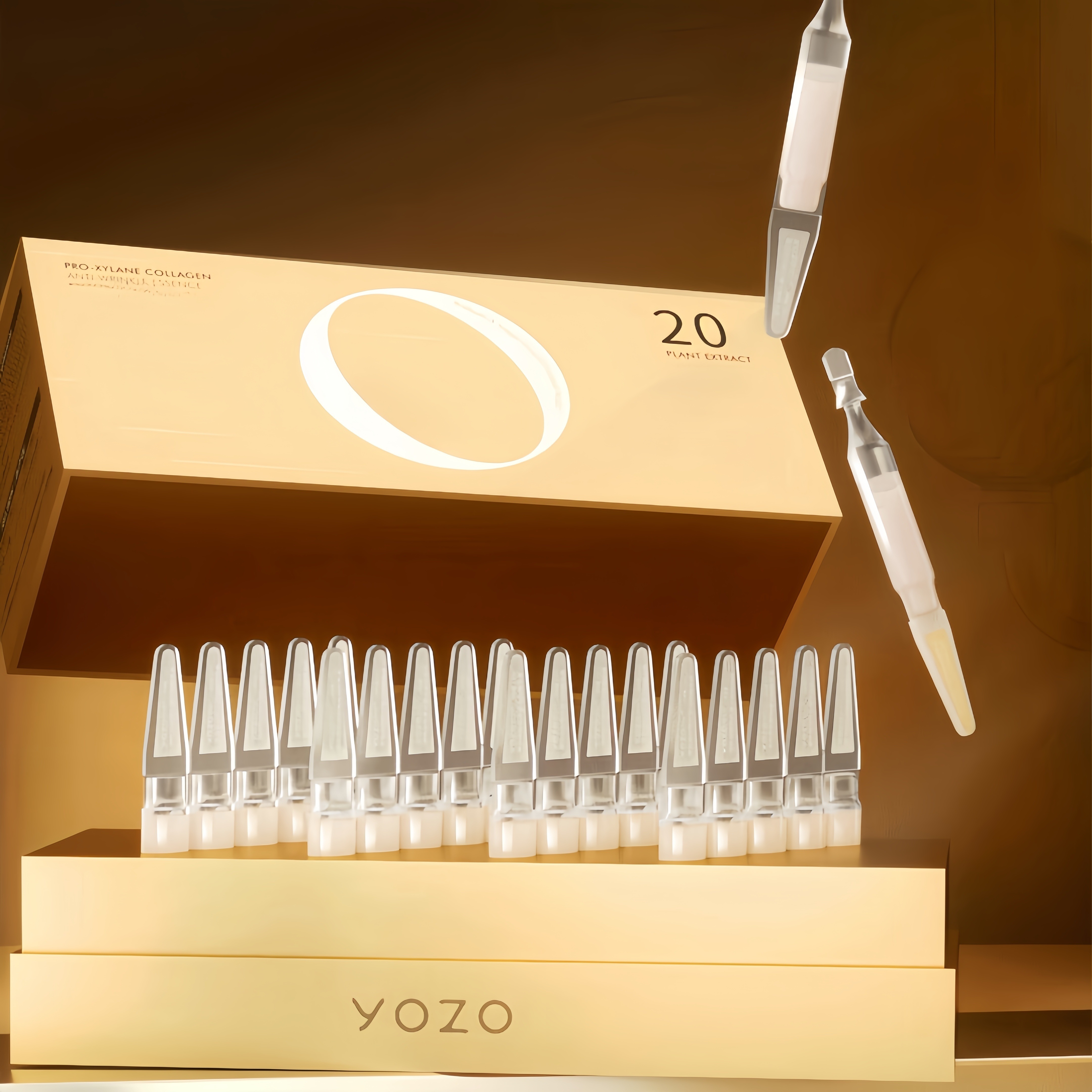 Yozo ヒアルロン酸＆ナイアシンアミド セラム 20滴 保湿 引き締め フェイシャル 全肌タイプ用 潤いフェイシャルドロップ スリムパッケージ 無香料セラム
