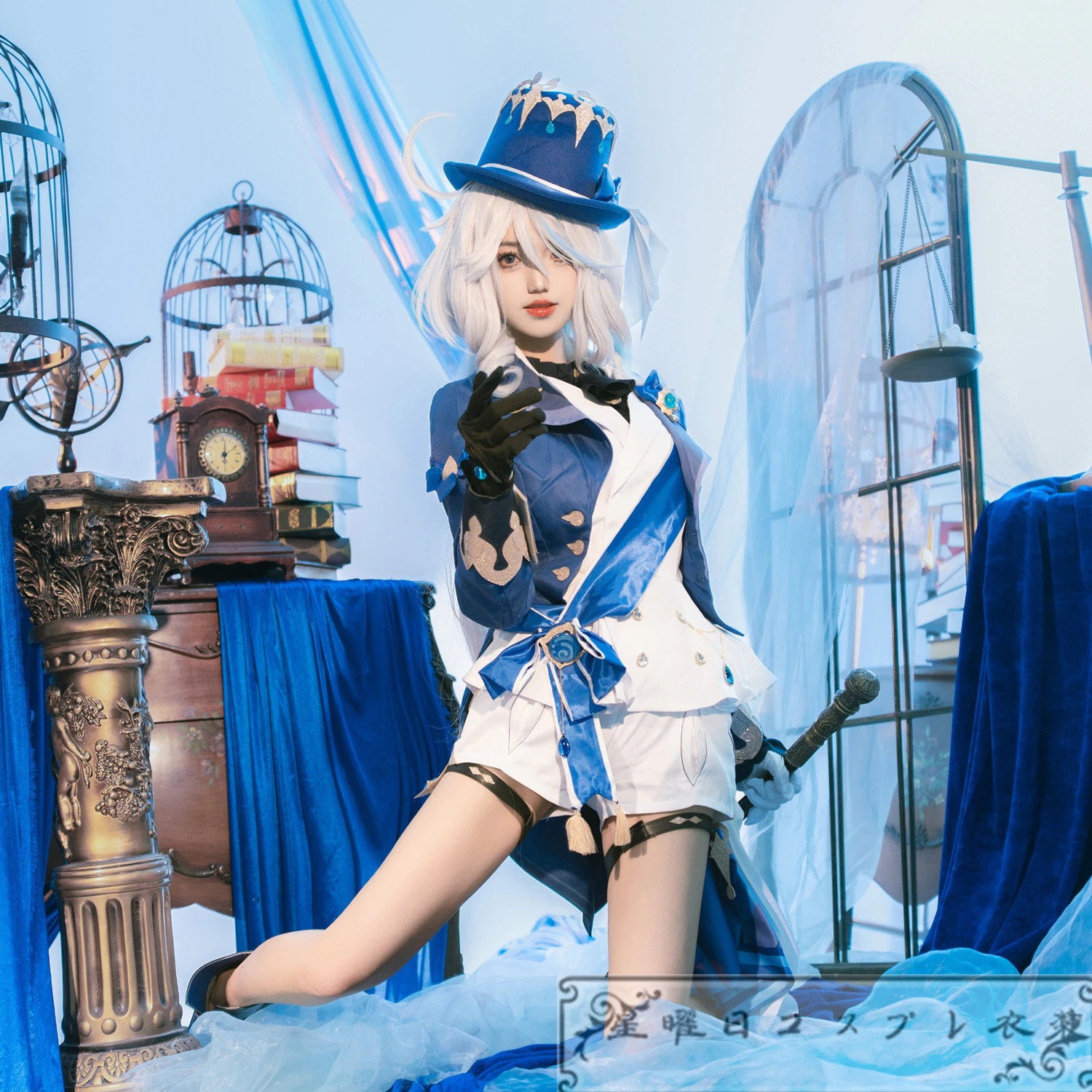 原神 げんしん Genshin Furina フリーナ コスプレ衣装 コスチューム ハロウィン 変装 仮装