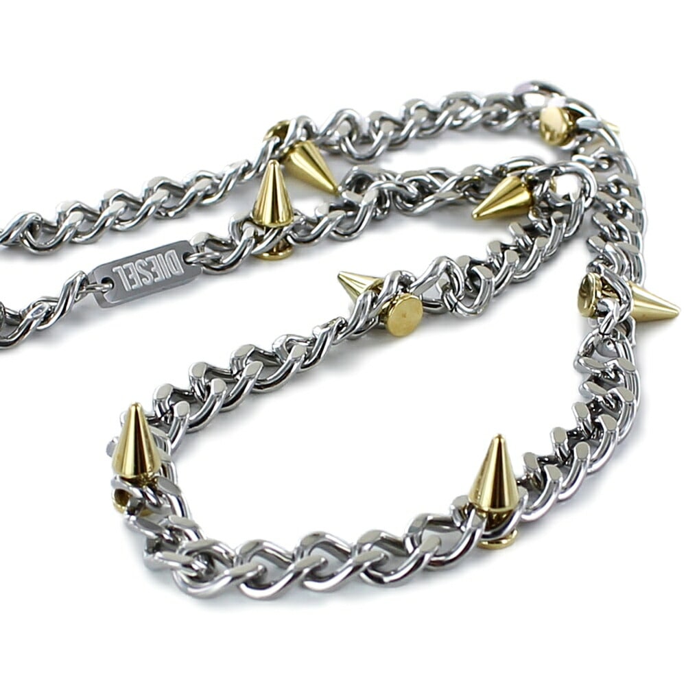 ディーゼル チェーンネックレス メンズ レディース おしゃれ ブランド ユニセックス チェーン ネックレス ペンダント 男性 女性 友達 彼氏 彼女 誕生日 プレゼント 記念日 ギフト DIESEL