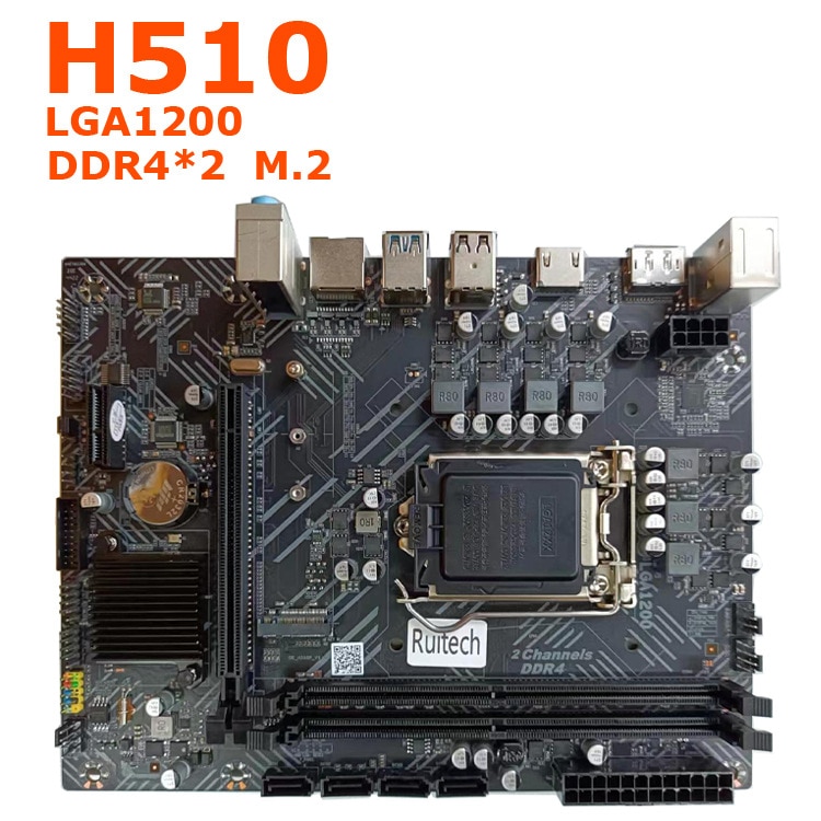 h510パソコンマザーボードddr4第10世代core Cpu対応lga1200ピン10700 10500f