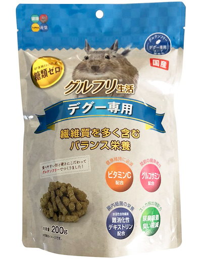 他サイト： ハイペット グルフリ生活 デグー専用200g デグー用フードの商品画像