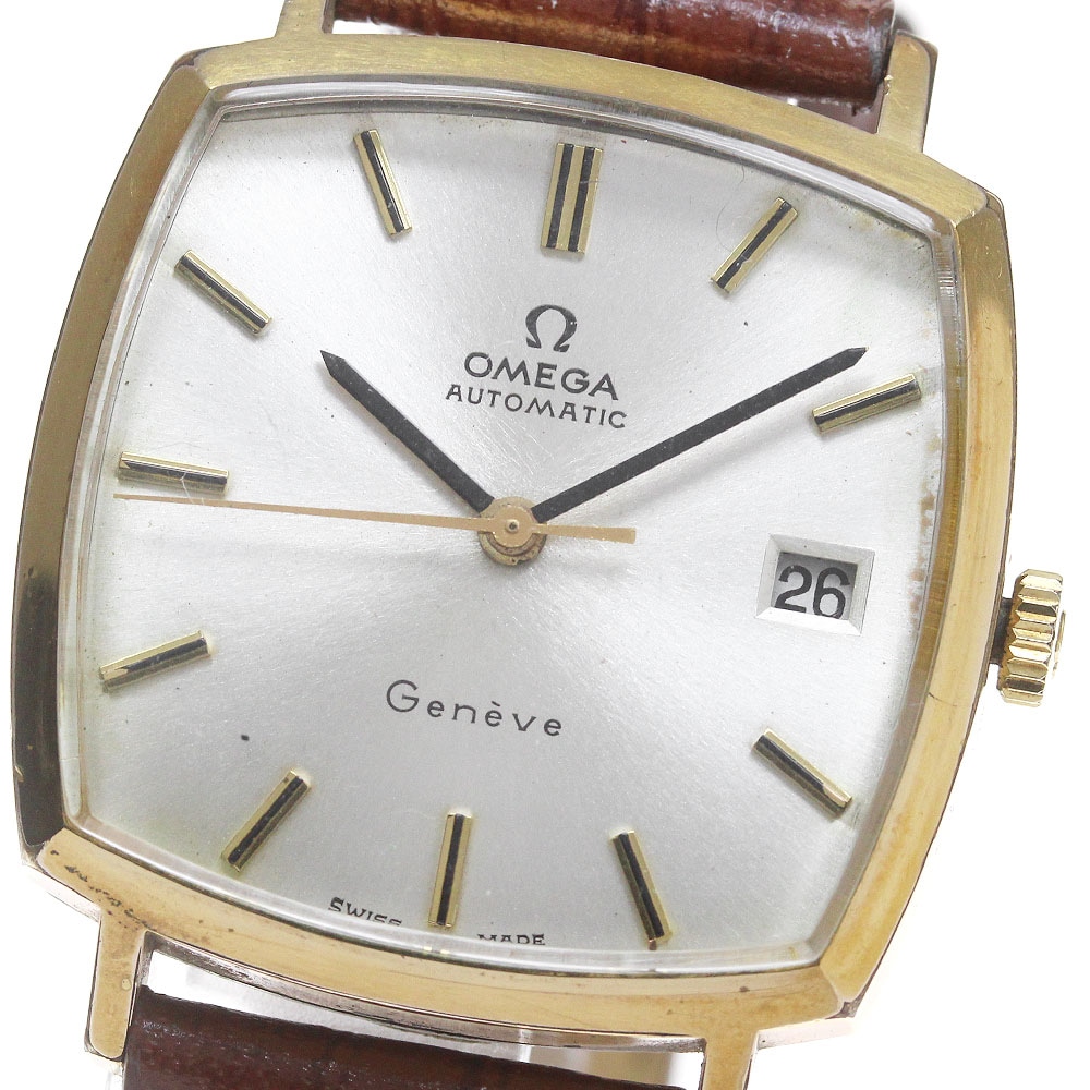 オメガ OMEGA Ref.162.0042 ジュネーブ スクエア デイト Cal.1481 自動巻き メンズ _861952【中古】