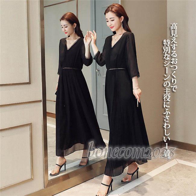 プリーツ ワンピース パーティードレス 結婚式 分袖 結婚式 大きいサイズ ピアノ発表会 エレガントワンピースドレスドレスワンピースドレスドレス