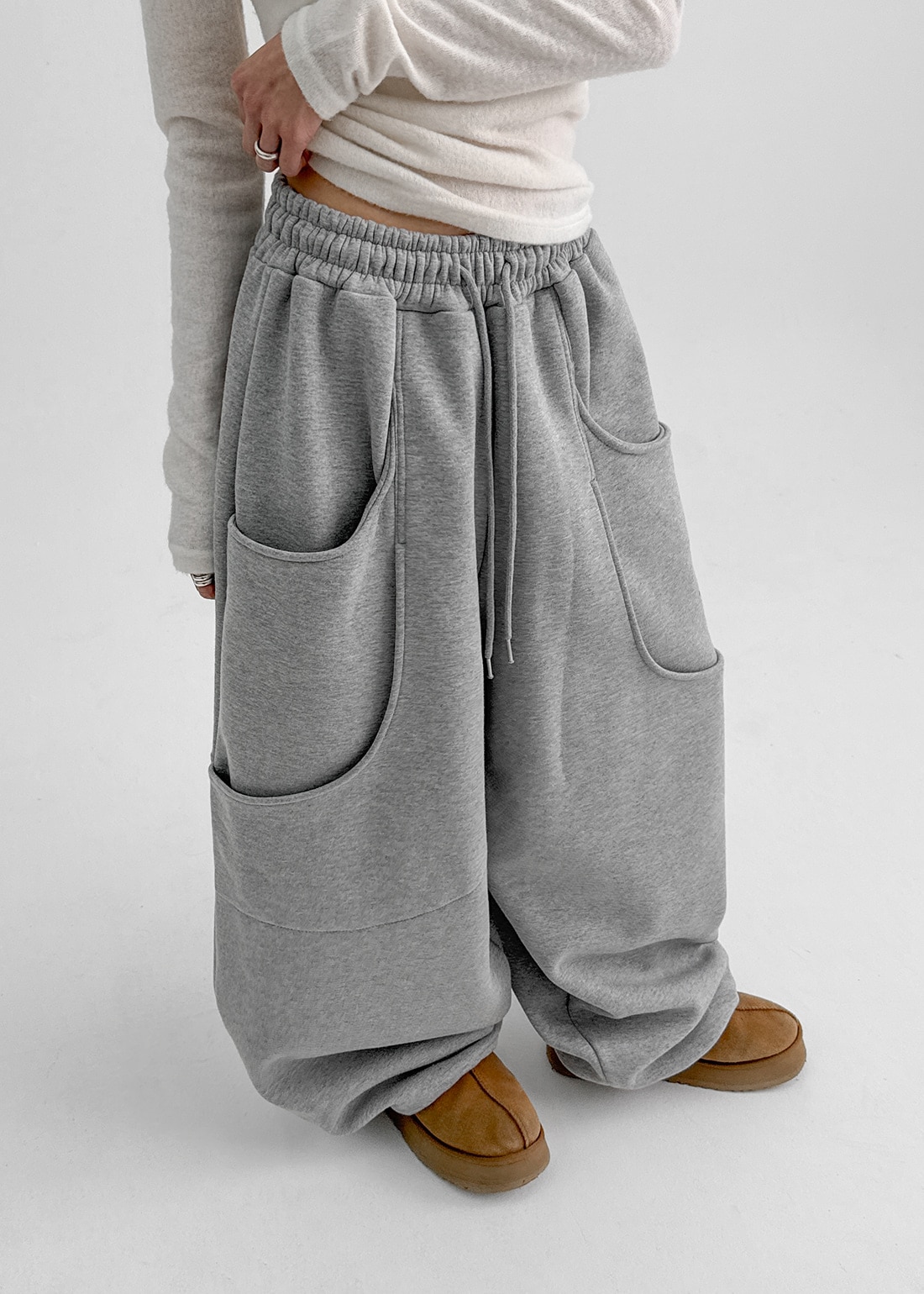 (UNISEX) トングスリットバルーンワイドツーウェイバンディングパンツ F/W Ver.