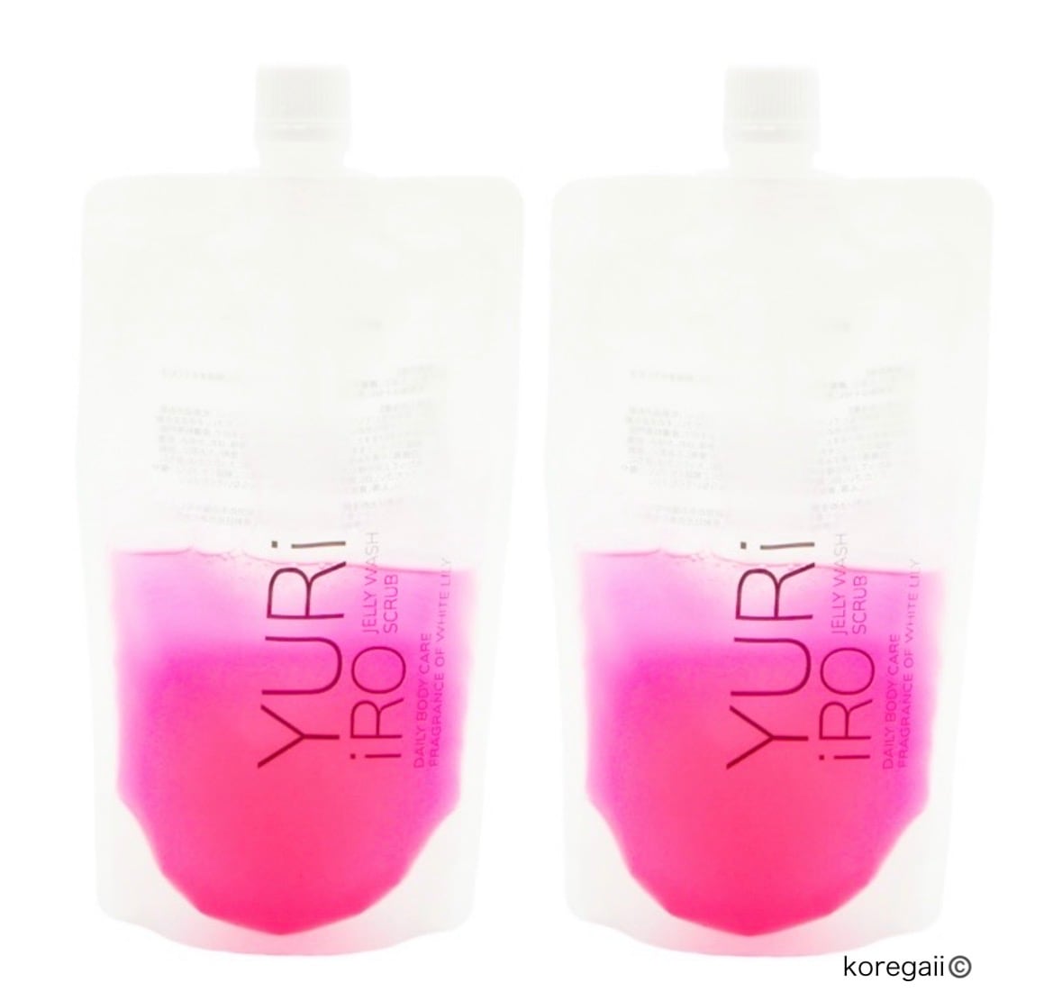 ユリイロ YURiiRO スクラブ ボディウォッシュ 2袋 ホワイトリリー 250ml ケア ゆりいろ