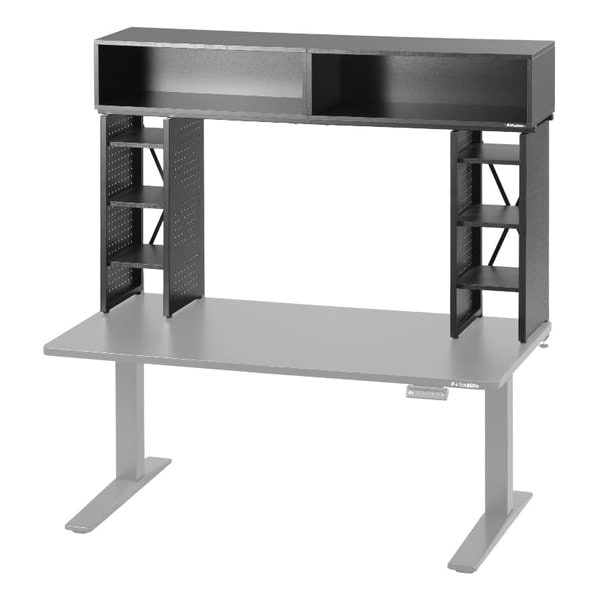 モデラーデスクラック 大容量 収納 後付け 140cm幅 BHS-1400MR-BK