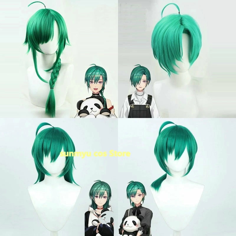 Vtuber　バーチャルYouTuber　緑仙(4) コスプレ道具　ウィッグ