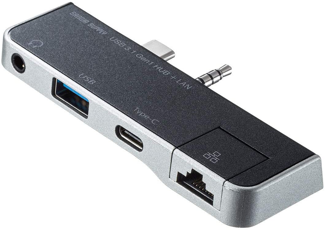 【本日限定価格】 サンワサプライ USB-3HSS5BK ハブ USB3.0 Gen1 Surfac