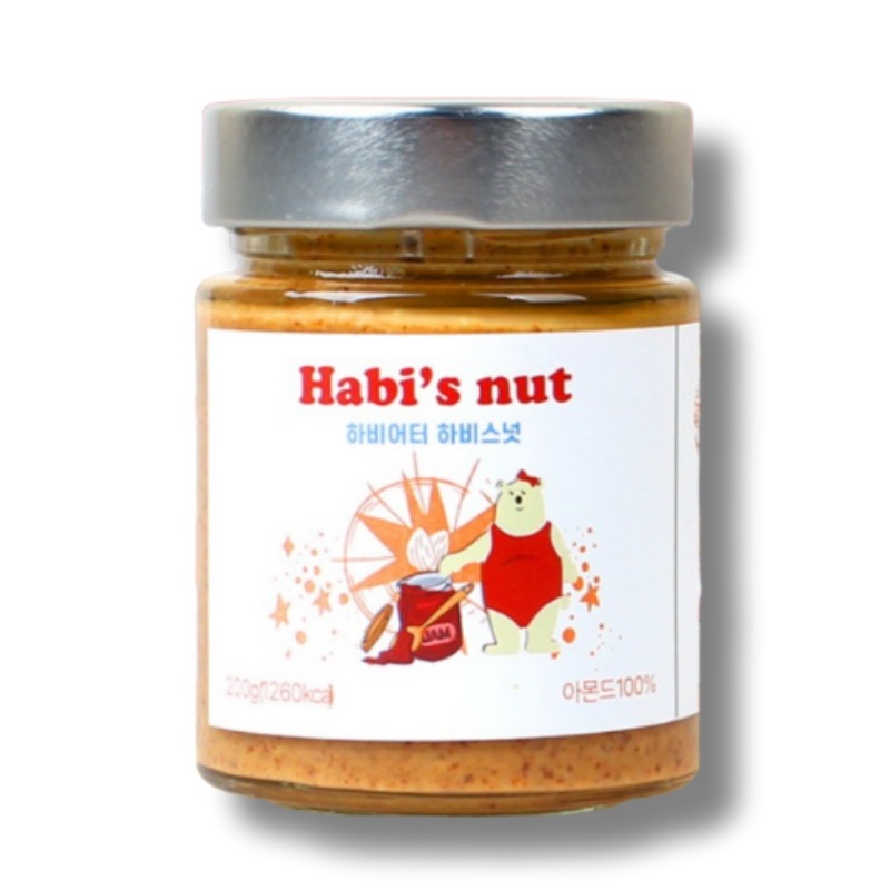 ハービスナッツアーモンドバター200ml ナッツバター カリフォルニア産 最上級アーモンド100% 香ばしいスプレッド ダイエットジャム 添加物0% 韓国HACCP認証生産