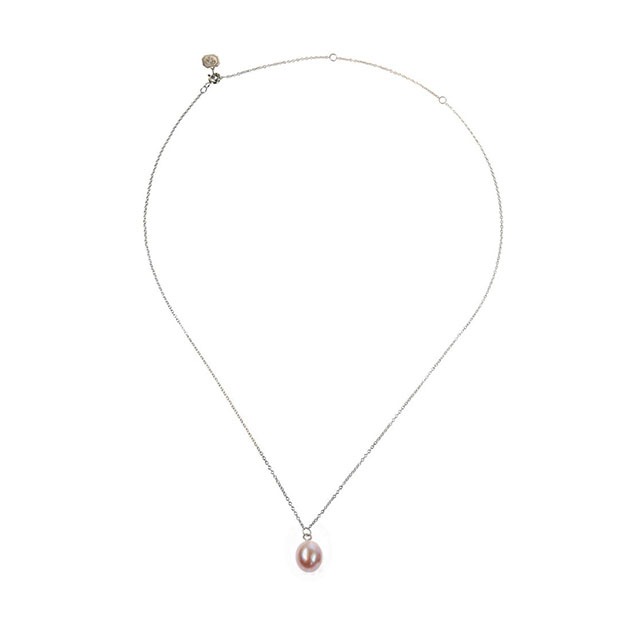 Coleman Douglas Pink Single Pearl Necklace