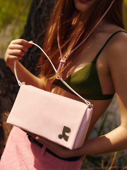 [24SS] RR LOGO NYLON SHOULDER BAG - PINK 限定版 韓国の人気ブランド