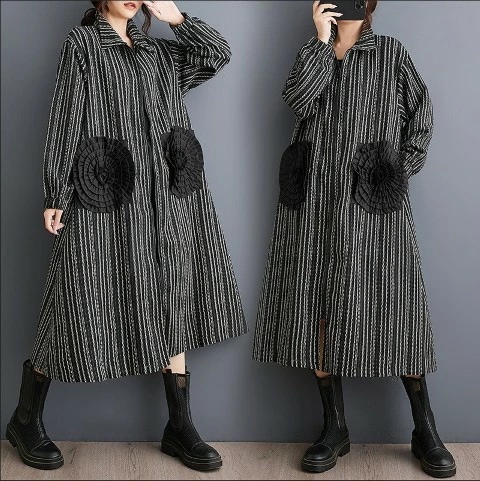 新製品 ロングワンピース 長袖 個性派 ユニーク 花柄 ゆったり シンプル カジュアル レディース【大きいサイズ レディース 春夏 結婚式 きれいめ タイト フォーマル 大人 上品 チュニック one