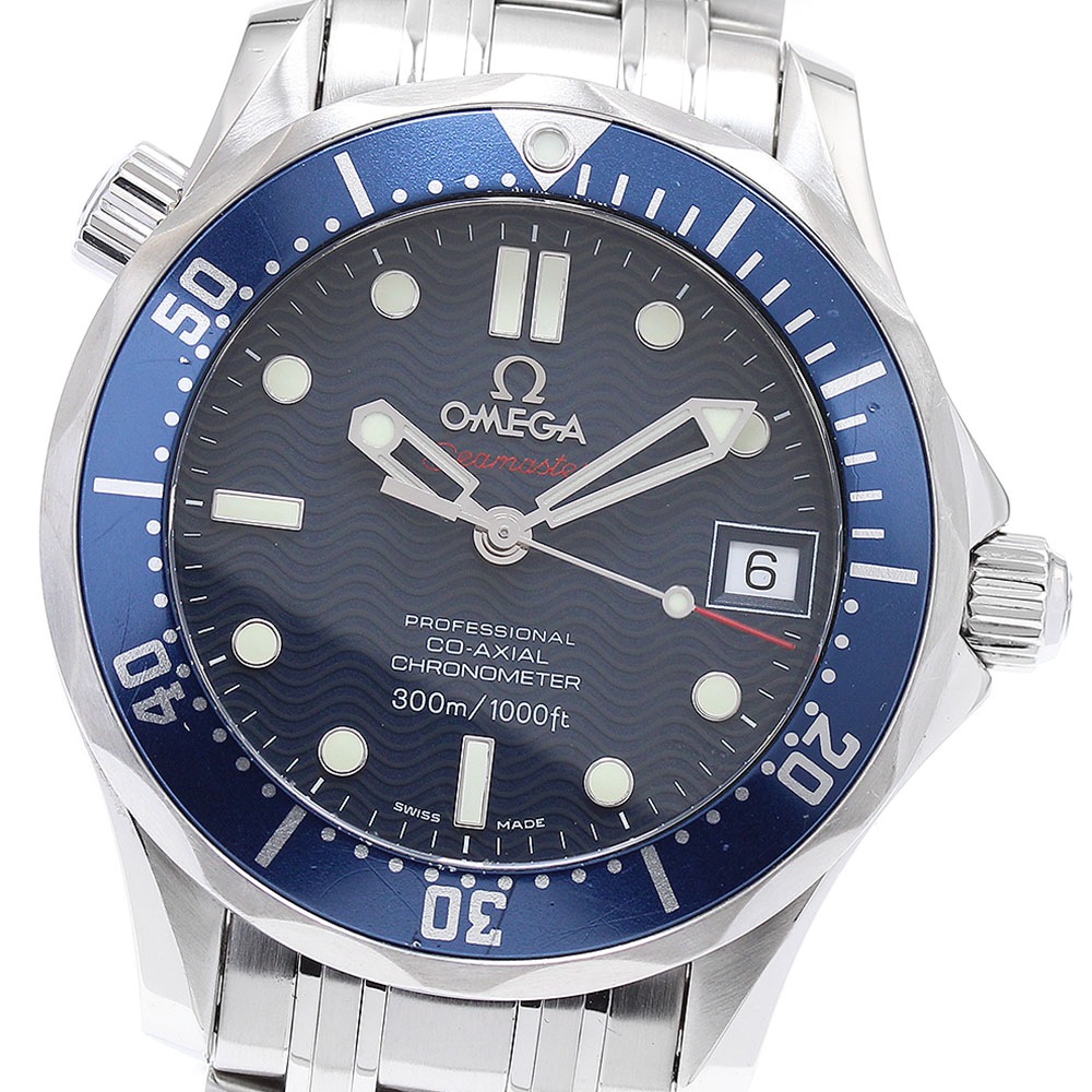 オメガ OMEGA 2222.80 シーマスター300 デイト コーアクシャル 自動巻き ボーイズ _890850【中古】