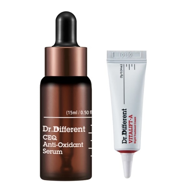 CEQアンチオキシデントセラム 15ml +ビタリフト- A レチナール ミニ 7g/ビタミンセラム/透明感あるツヤ肌に/高純度ビタミンC/トーンアップ シミ スキンケア ドクターズコスメ ビタミンC