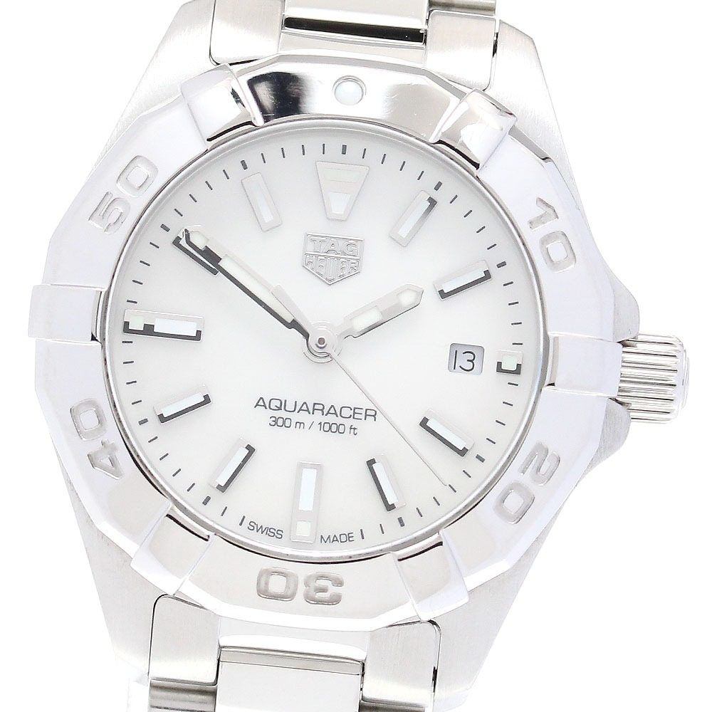 タグホイヤー TAG HEUER WBD1411 アクアレーサー デイト クォーツ レディース 良品 _844864【中古】