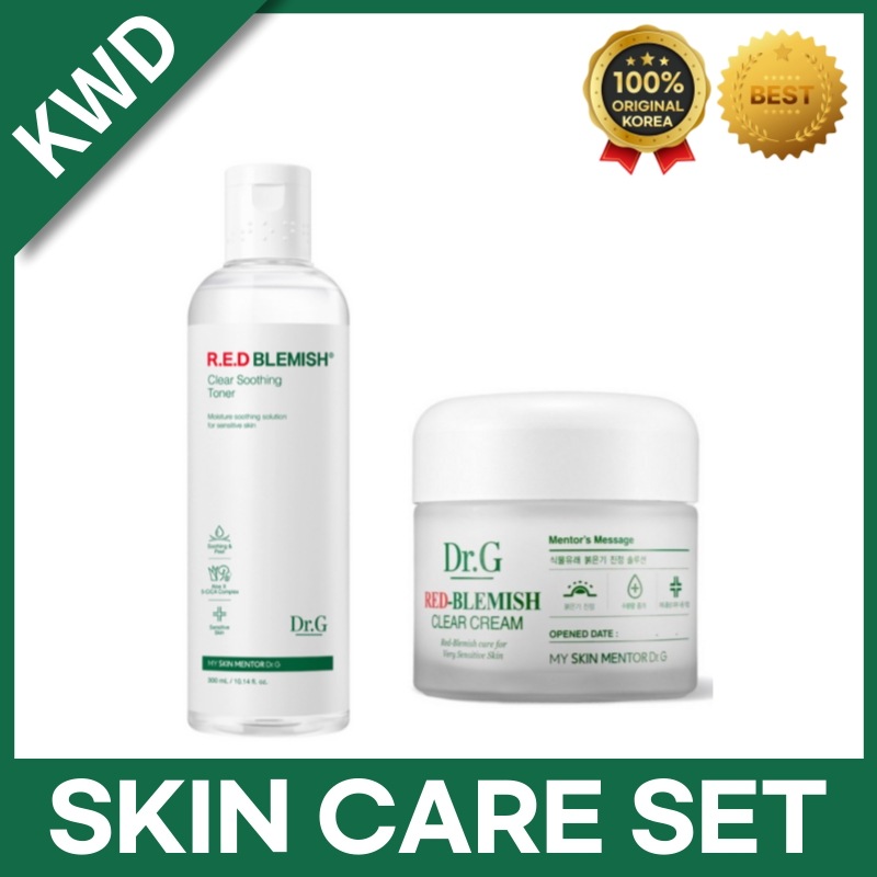 [セット]レッド ブレミッシュ クリア スージング トナー 300mlX1個+レッドブレミッシュクリアクリーム 70mlX1個/韓国人気化粧品