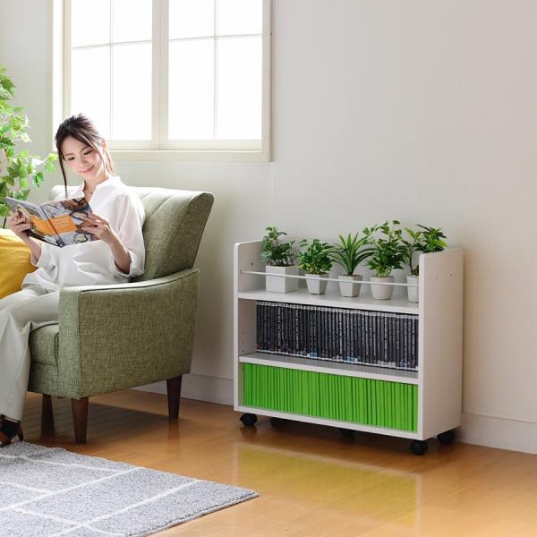 収納ラック キャスターつき サイドラック 押入れ収納 リビング 玄関 飾り棚 クローゼット 押入れ 隙間収納 すき間収納 キッチン収納 ワゴン CD収納 DVD収納 本棚