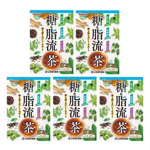 ［まとめ販売］糖＆脂流茶　8gｘ24包　5個