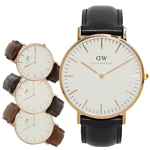 DW 腕時計 シェフィールド 36 クオーツ ユニセックス 0508DW 革ベルト ウォッチ 時計