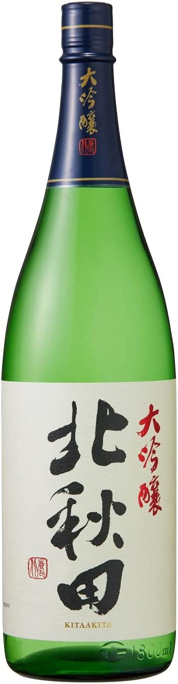 【送料無料】秋田県 北鹿酒造 北秋田 大吟醸 1800ml 1.8L6本【北海道沖縄県東北四国九州地方は必ず送料が掛かります】