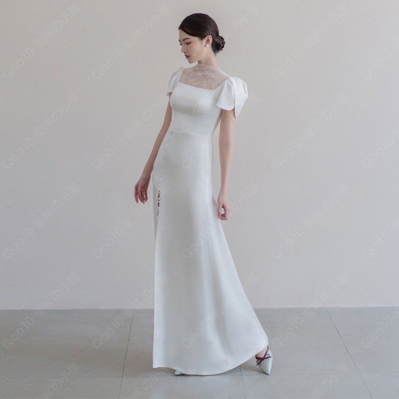 ウェディングドレス ドレス ドレス ウエディング エレガント パーティードレス 花嫁ロングドレス ワンピース結婚式 二次会 挙式-84