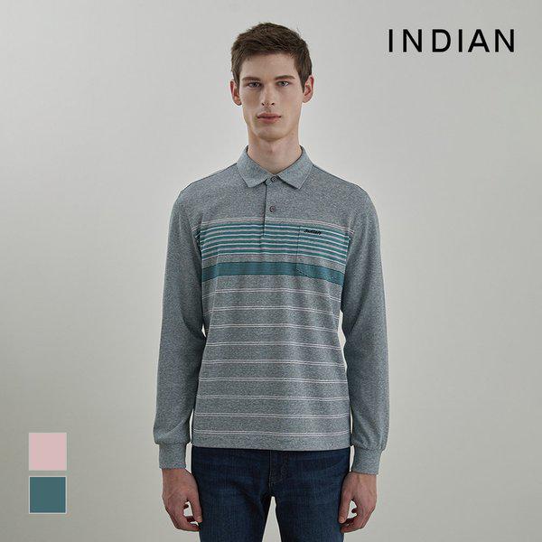 INDIAN リネンブレンド ワンポイント Tシャツ_MITAL5S1131