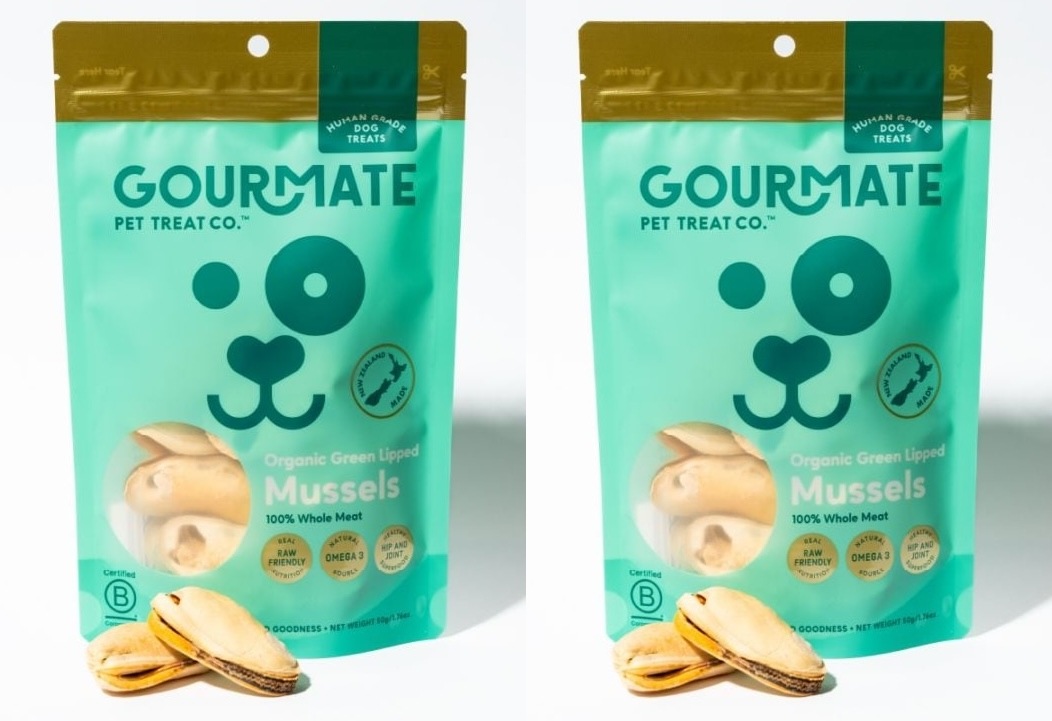 グルメイト GOURMATE オーガニック緑イ貝 50g × 2袋 犬用 猫用 おやつ トリーツ