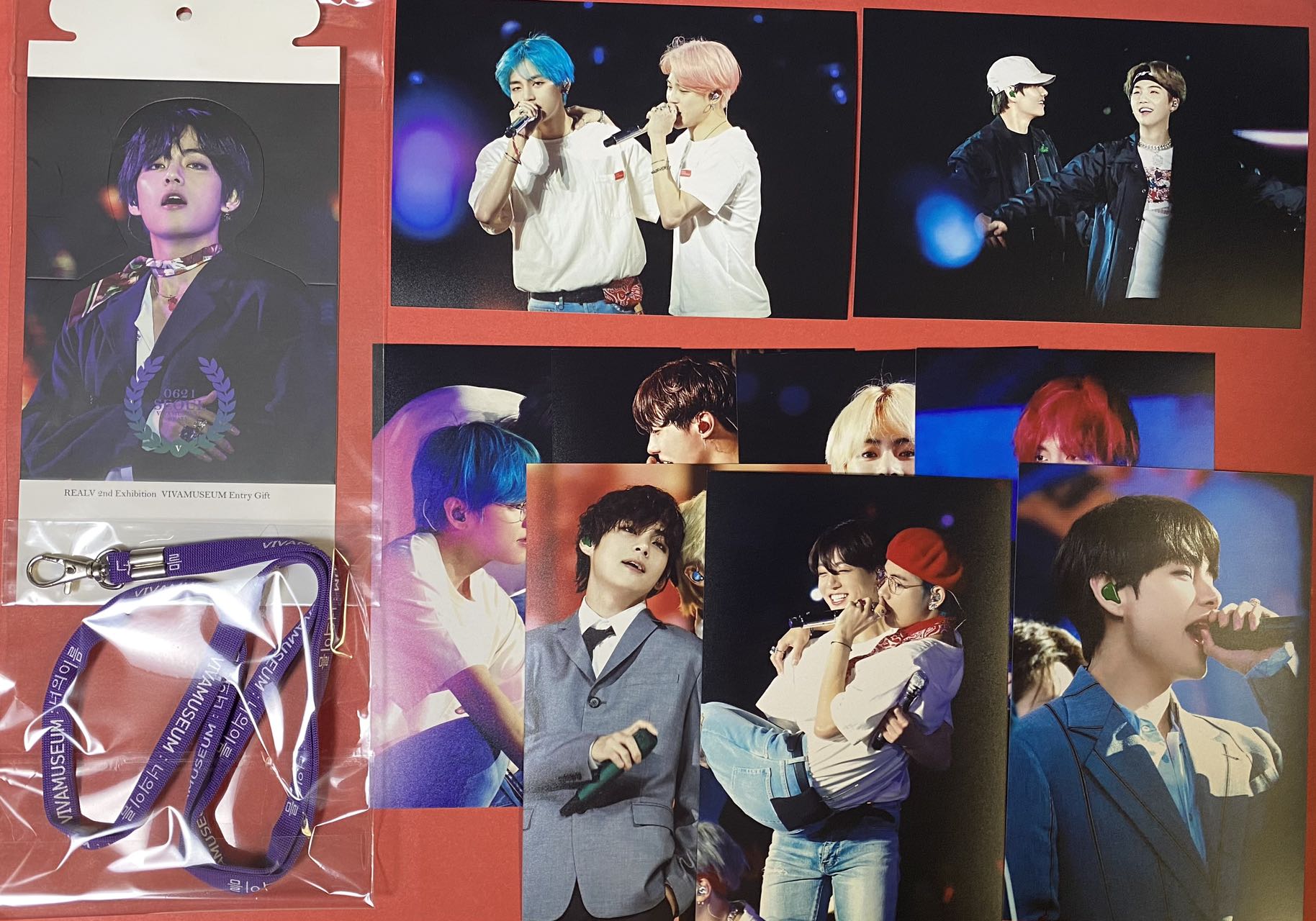 BTS テヒョン マスター マスタニム REALV 展示会入場 ストラップ 生写真セット김태형 Kim Taehyung 金泰亨