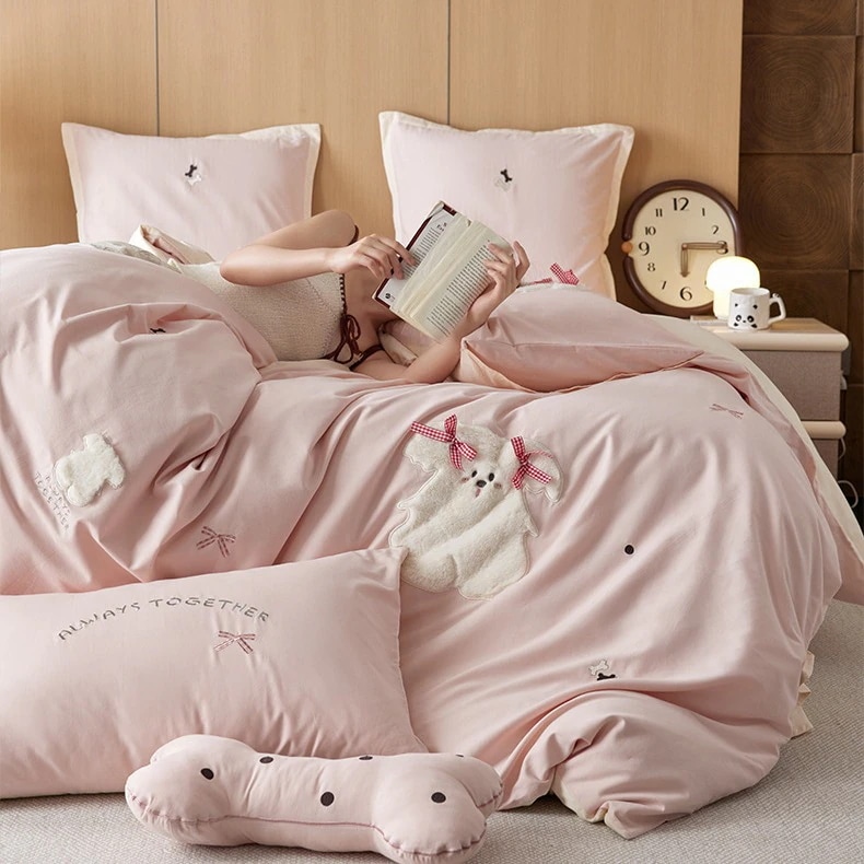 純綿4点セット純綿増厚あったかシーツ掛け布団カバー寝具