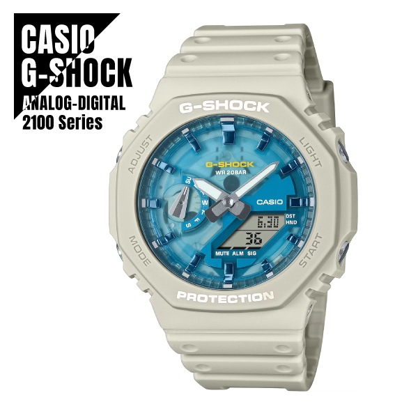 【即納】 国内正規品 CASIO カシオ G-SHOCK Gショック 2025年モデル 八角形フォルム オアシス GA-2100AS-5AJF 腕時計 メンズ レディース