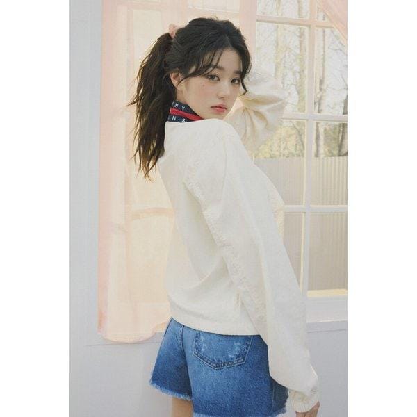 [チャン・ウォニョンPICK] 女性用エッセンシャルフラッグカラー ジャケット T32F1WJC43TWT1 TOMMY JEANS