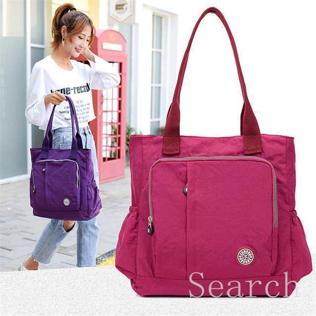 トートバッグ　レディーストートバッグ　レディースバッグ　マザーズバッグ　ナイロン　軽い　大容量　Ａ４　おしゃれ　通勤　通学　防水