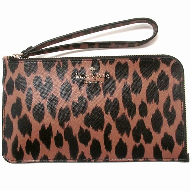 Kate spade ケイトスペードアウトレット ポーチ Cheetah ヒョウアニマルプリント ポーチ KE636 960