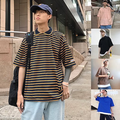 Qoo10 韓国 ファッション メンズ Tシャツ シ メンズファッション