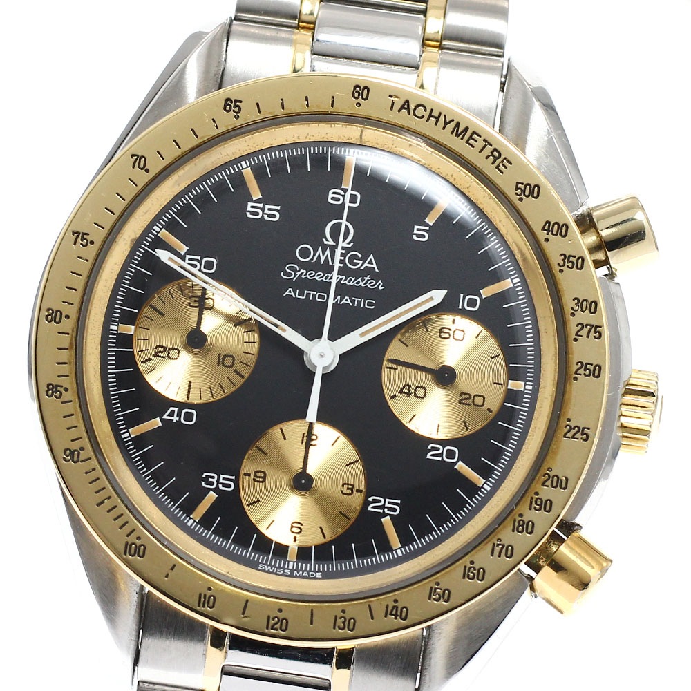 ベルト訳あり オメガ OMEGA 175.0033 スピードマスター YGコンビ クロノグラフ 自動巻き メンズ _918723【中古】